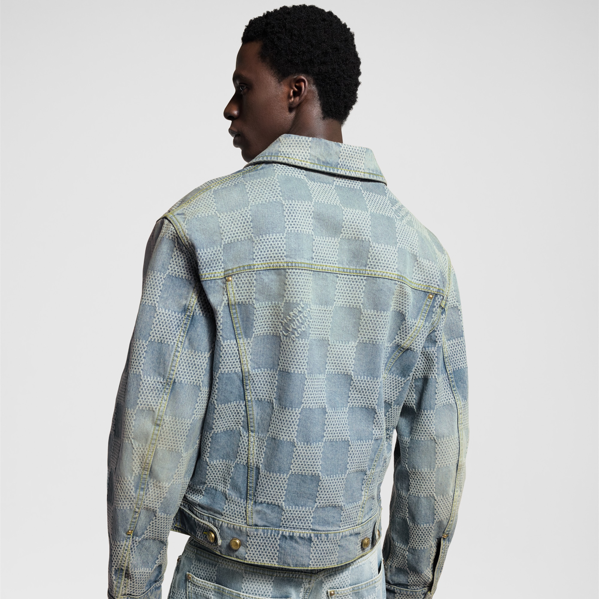 Damier Classic Denim Jacket - Ready-to-Wear | LOUIS VUITTON